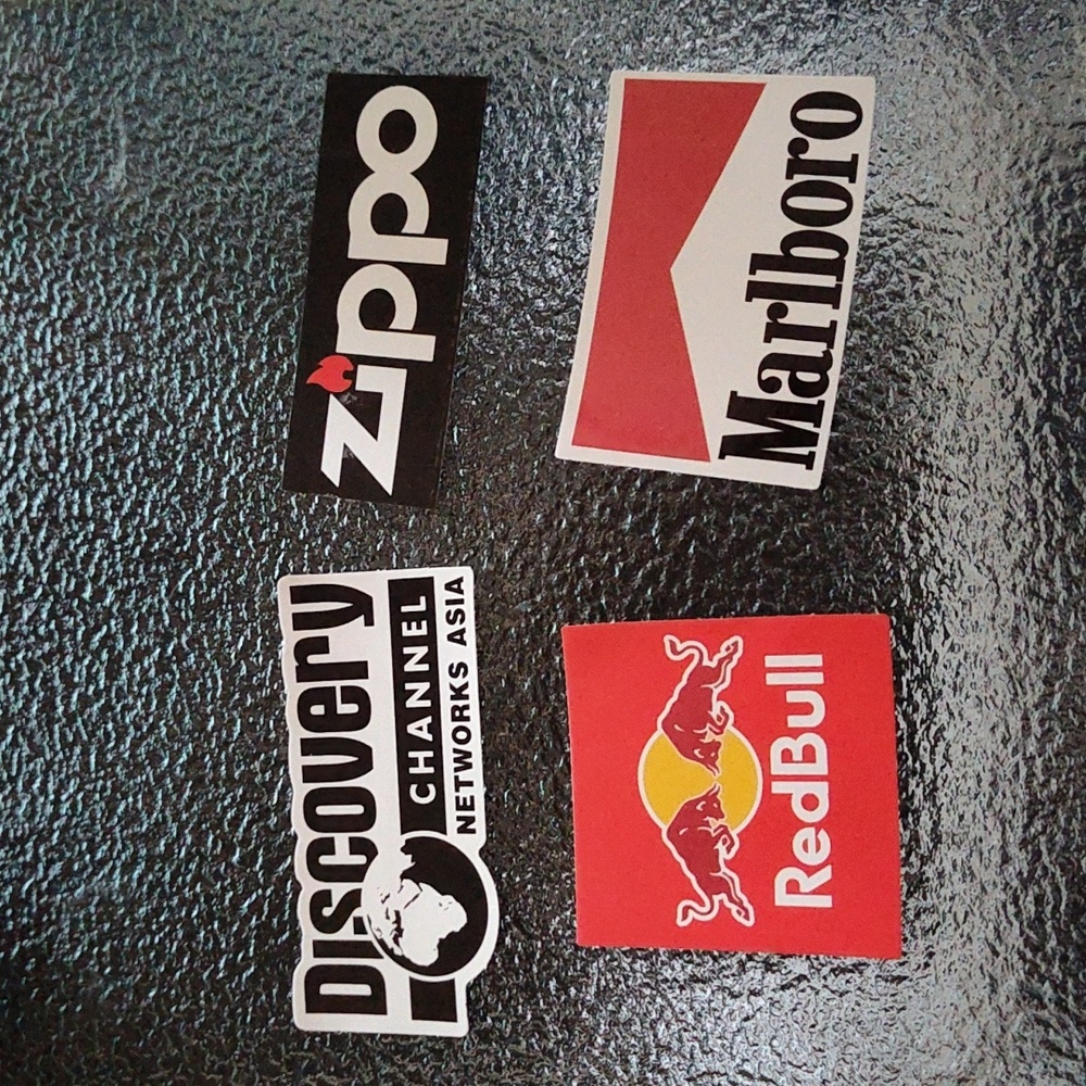 Stickers - Bag #38 - Brand Name Stickers - Set of 4 - NWOT